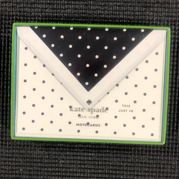 π Kate Spade β οΈ This Just In Deco Dots Note Cards - Picture 2 of 5